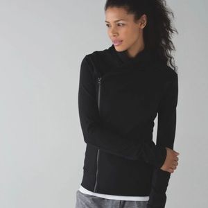 Lululemon asymmetrical zip up jacket